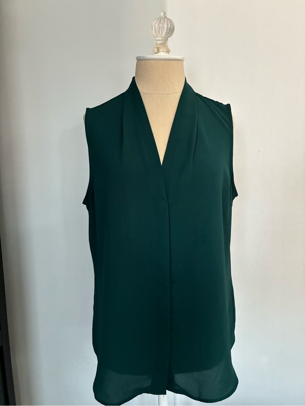 Nordstrom Sleeveless V-Neck Camisole in Deep Green